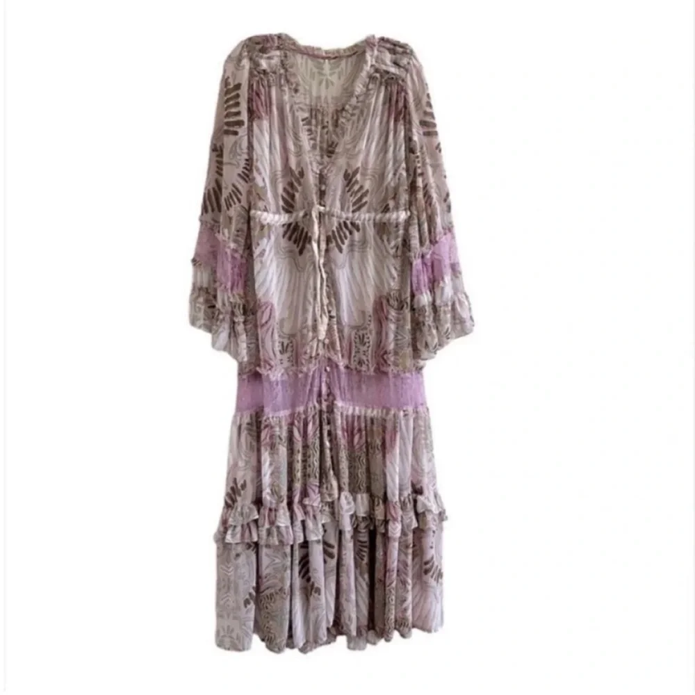 Free People Lover To Lover Maxi Dress By Bali - Picture 3 of 11